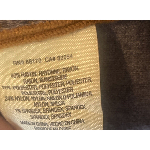 Moulinette S. Anthropologie Rayon Blend Knit Coat Jacket Yellow Tan Sz Medium - Picture 5 of 5